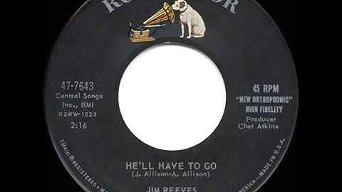 1960 HITS ARCHIVE  He’ll Have To Go   Jim Reeves