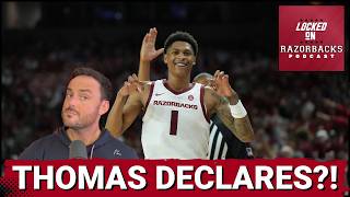 DECLARING: Arkansas Basketball’s Meleek Thomas Faces NBA Draft DECISION – Will He RETURN or Leave?