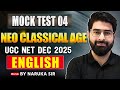 UGC NET English Mock Test 03 | Neo Classical Age | Complete Practice for Dec 2025 | Naruka Sir