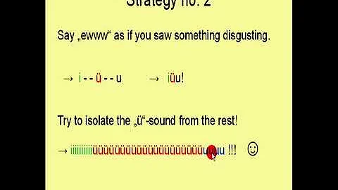 How to pronounce the german Umlaut 'ü'.mp4