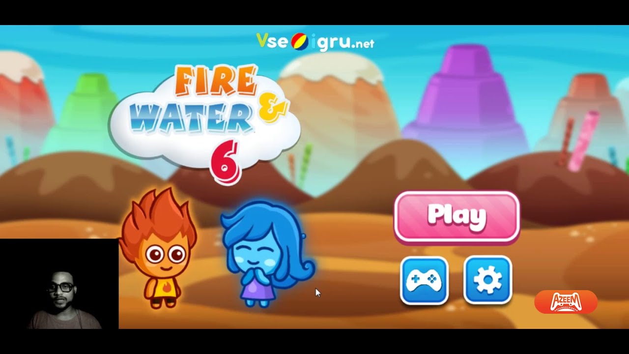 Fire Boy🔥 And Water🛁 Girl Game Online Game Play Tutorial