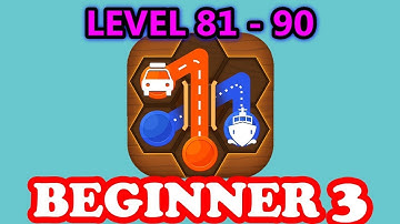 Line Connect: Hexa | Beginner 3 | Level 81 - 90 | Walkthrough