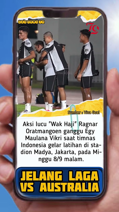 Aksi lucu Ragnar ke Egy #ragnaroratmangoen #egymaulanavikry #timnasindonesia #pssi