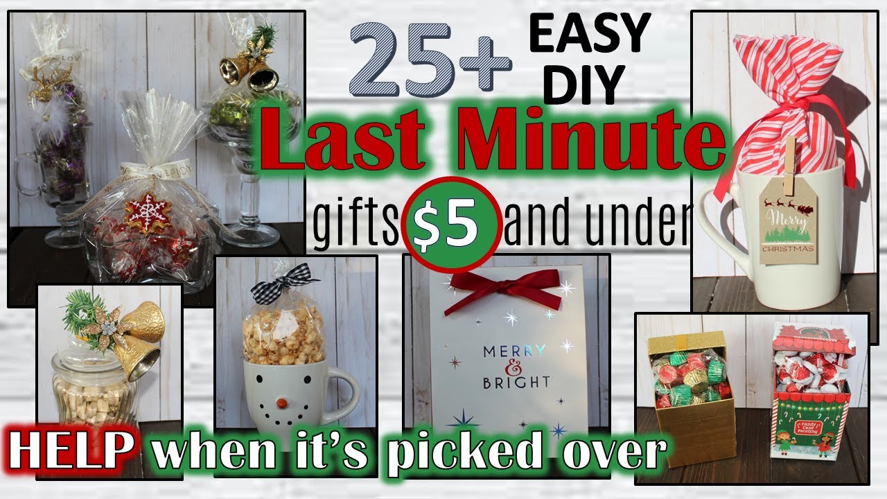 Last Minute Gift Ideas Under $5 - Christmas Edition @dollartree 