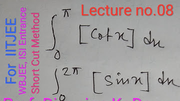 Greatest Integer Function IITJEESolved examples Lecture-08Prof.Dipanjan Kr Dey M.Sc Math& M.Tech CSE