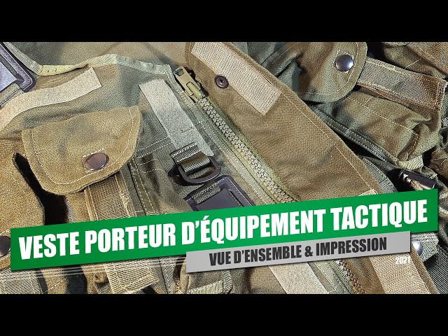 VESTE PORTEUR D'ÉQUIPEMENT TACTIQUE 