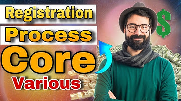 How to Register in Core Various|Core various me registration kaise kare step by step process|Only B