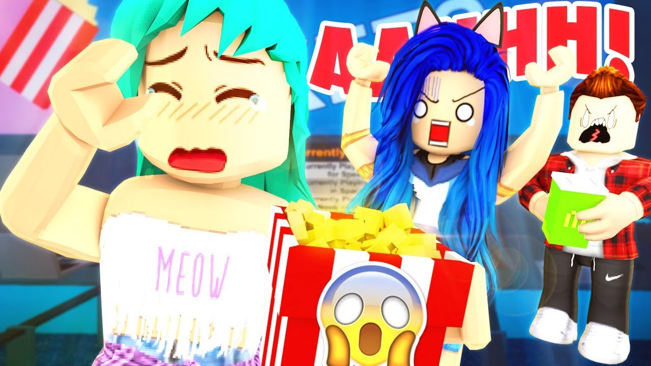 I Can T Handle This Drama In The Roblox Cinema Youtube - itsfunneh roblox babies so much drama