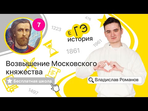 Возвышение Москвы (7)  | ИСТОРИЯ ЕГЭ | Бесплатная школа с Владиславом Романовым