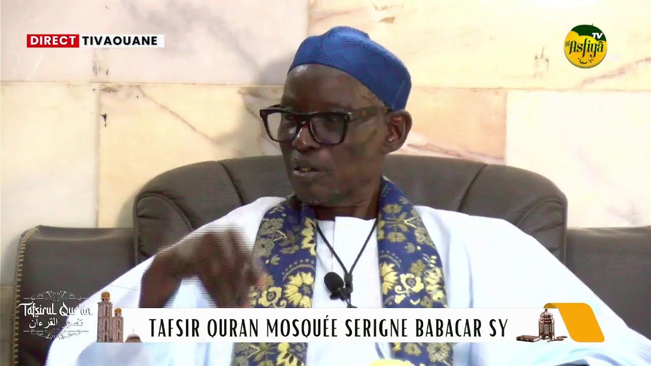 🚨DIRECT TIVAOUANE:  Mosquée Serigne Babacar Sy - Tafsir Quran jour 13 Ramadan 2026