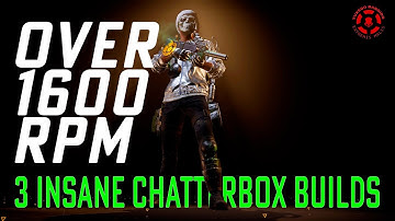 The Division 2 CHATTERBOX BUILDS with insane RPM