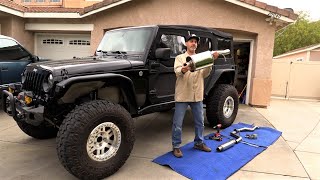 How to Install the Perfect Jeep Exhaust  Magnaflow Overland System