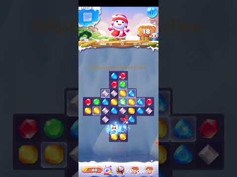 Ice Crush 2020 - Jewels Puzzle - match puzzle brain game cute winter - Level 6 gameplay
