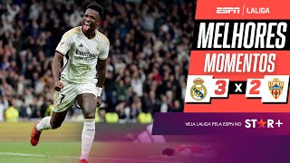 COM GOL DE VINICIUS JR. E POLÊMICAS, REAL MADRID VIRA SOBRE O ALMERÍA EM LALIGA | Melhores Momentos image