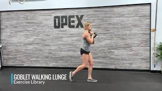 Goblet Walking Lunge