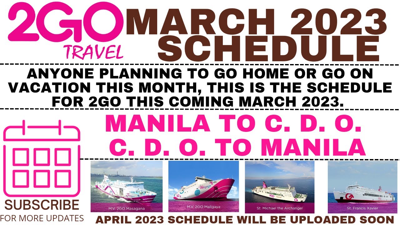 2go travel schedule from iloilo to cagayan de oro