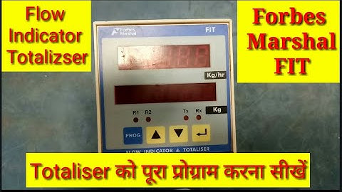 Forbes Marshall FIT, FLOW INDICATOR TOTALISER
