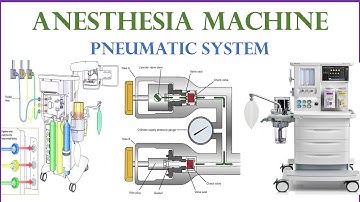 Anesthesia machine (Part 2)| Pneumatic system| pressure flow valve| vaporizer| hanger yoke| outlet