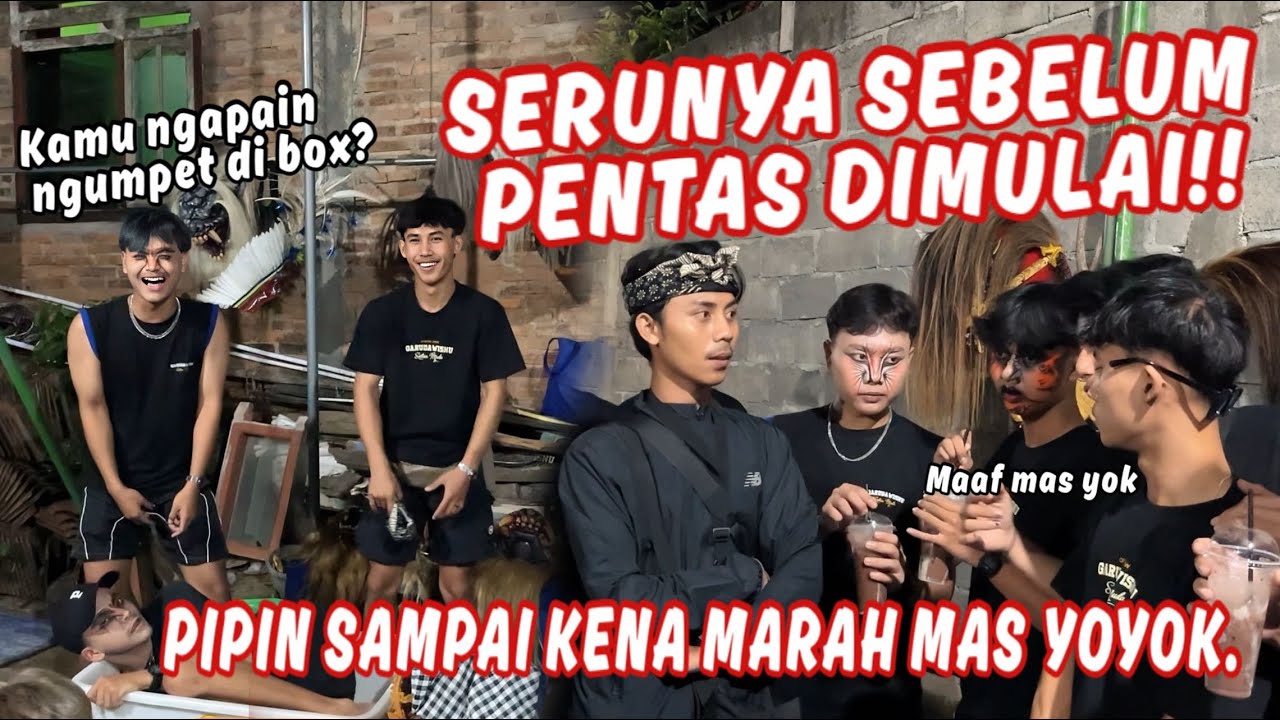 KESERUAN DI BALIK LAYAR SAAT PENTAS !! Nampan Bumirejo Mungkid