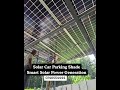 Solar Carport #solarcarport #solarconverter #ongridinverter