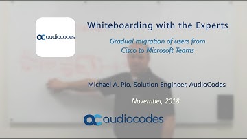 Gradual migration of users from Cisco to Microsoft Teams
