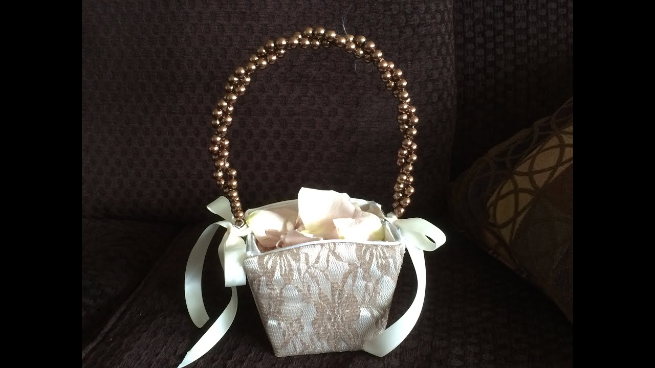 MARIAGE  PANIER POUR PETALES