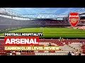 Arsenal premium seats review  cannon club level  the padded seat