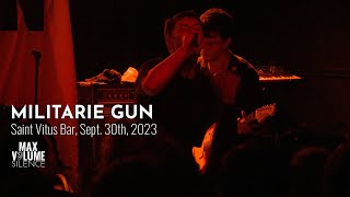 MILITARIE GUN live at Saint Vitus Bar, Sept. 30th, 2023 (FULL SET)