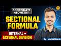 Sectional Formula Trick 🔥 | Coordinate Geometry Questions in Seconds 😱 | SSC Railway All Govt Exams