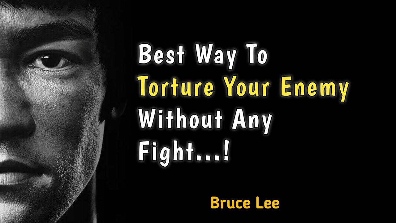 Лучший способ мучить врага без боя | Цитаты Брюса Ли: вдохновение и мотивация