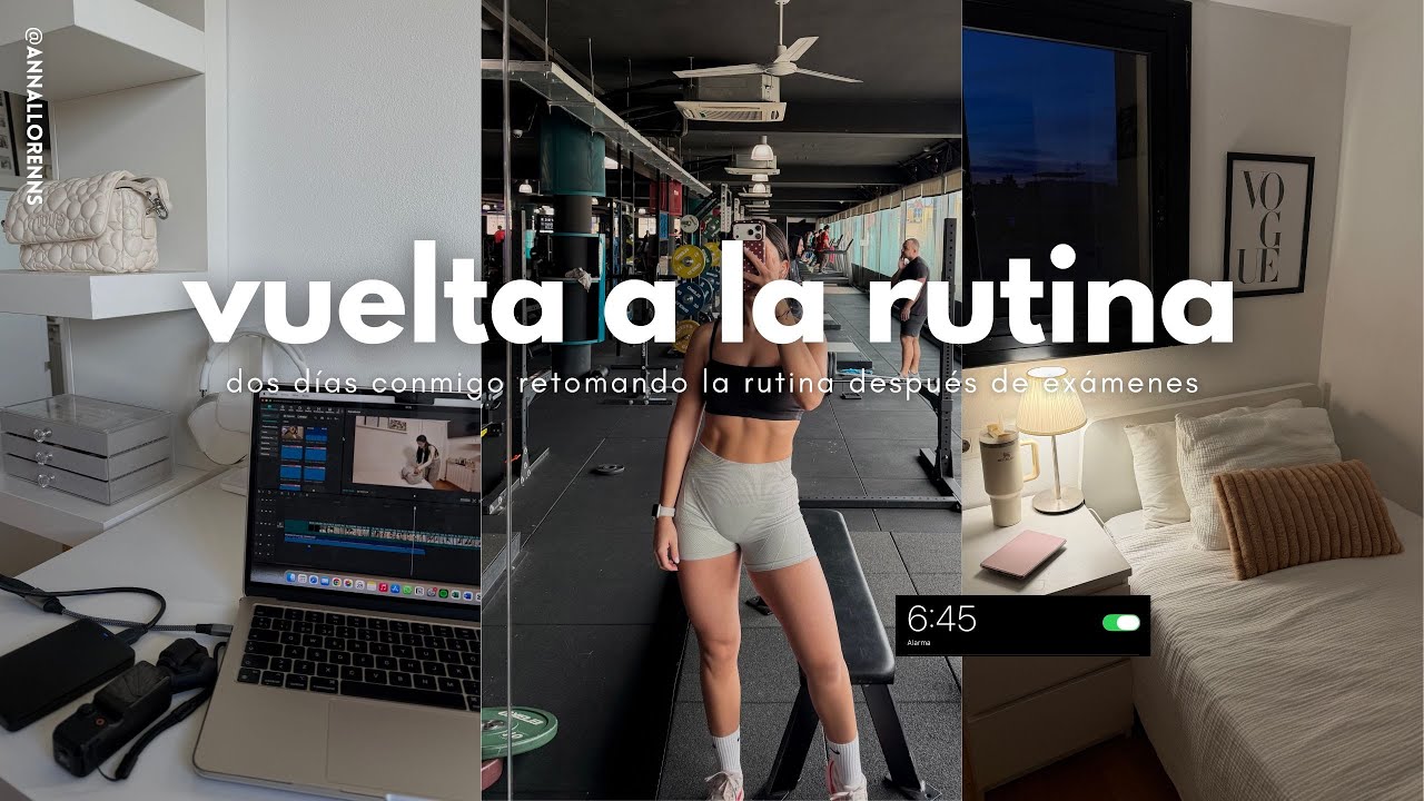 Retomar de nuevo la rutina | mucho gym, renovar pasaporte, trabajo y estudiar