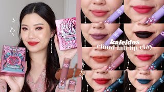 KALEIDOS CLOUD LAB LIP CLAY 💋 ALL 16 SHADES SWATCHED! - YouTube