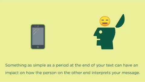 Punctuation in text messages helps replace cues found in face-to-face conversations
