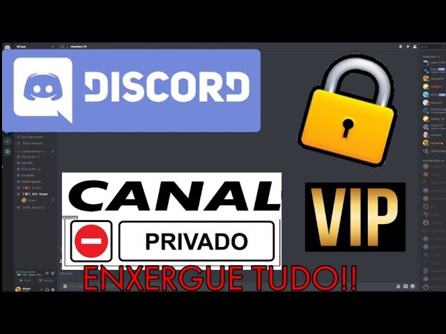 COMO VER CANAIS PRIVADOS DO DISCORD SEM SER DONO! how to view private  channel messages on discord 