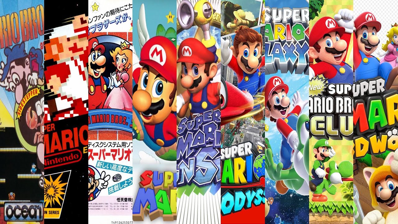 The Evolution of Super Mario Games (1983-2021) 