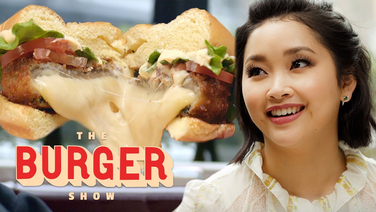 Lana Condor Tastes the Best Veggie Burgers | The Burger Show | First We Feast