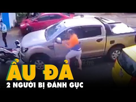 Video Công an điều tra vụ ẩu đả trước quán karaoke, 2 người... - youtube