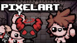 how to make pixelart in The Binding Of Isaac Artstyle