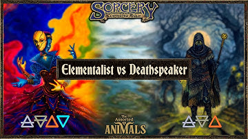 ELEMENTALIST (💨 /🪨/🔥/💧) vs DEATHSPEAKER (💨 /🪨/🔥), Sorcery: Contested Realm Gameplay