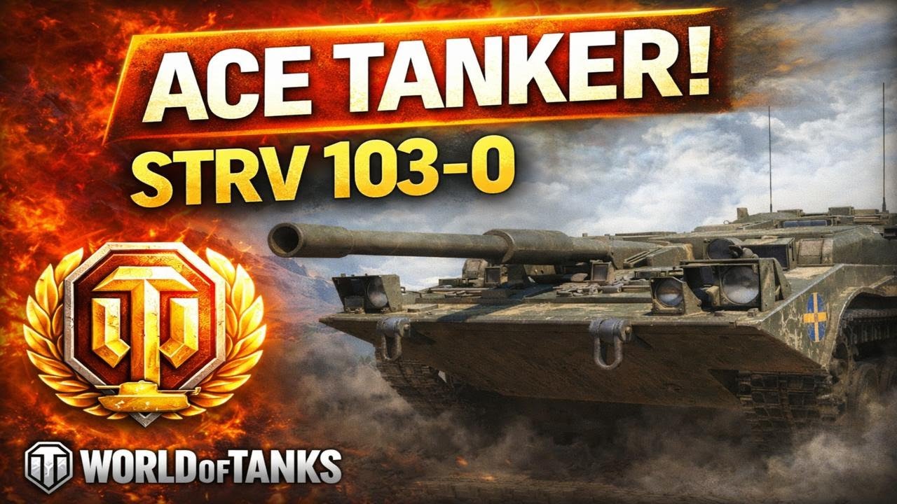 STRV 103-0 ACE TANKER! | Absolute Sniper Domination | World of Tanks