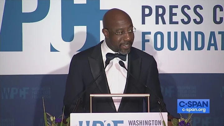 Sen. Raphael Warnock at Washington Press Club Foun...