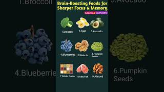 What Foods Give You SUPER Sharp Focus and Memory | #shorts @Drhealthix | 13 November 2025