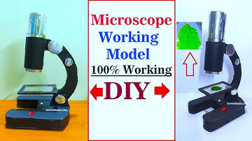 microscope working model for school science exhibition - inspire award winning | howtofunda