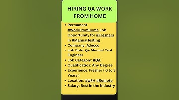 Testing Jobs | Manual Testing| Fresher Jobs #manualtesting #automationtestingjobs