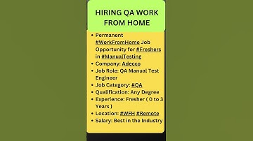 Testing Jobs | Manual Testing| Fresher Jobs #manualtesting #automationtestingjobs