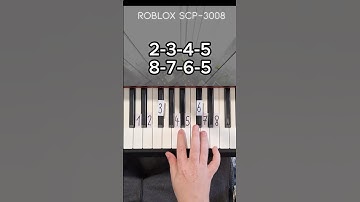 Thumbnail of SCP 3008 Friday Theme Piano Tutorial #shorts