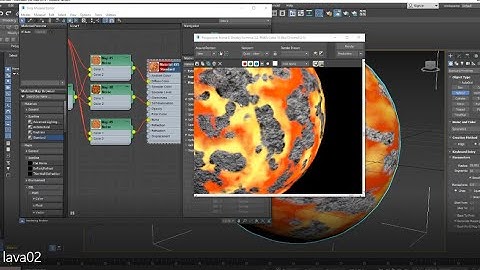 3ds max - quick Lava texture