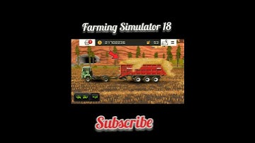 How To Get Straw In Fs 18 - Farming Simulator 18 Gameplay #fs18 #shorts #viralshorts #gamingshorts