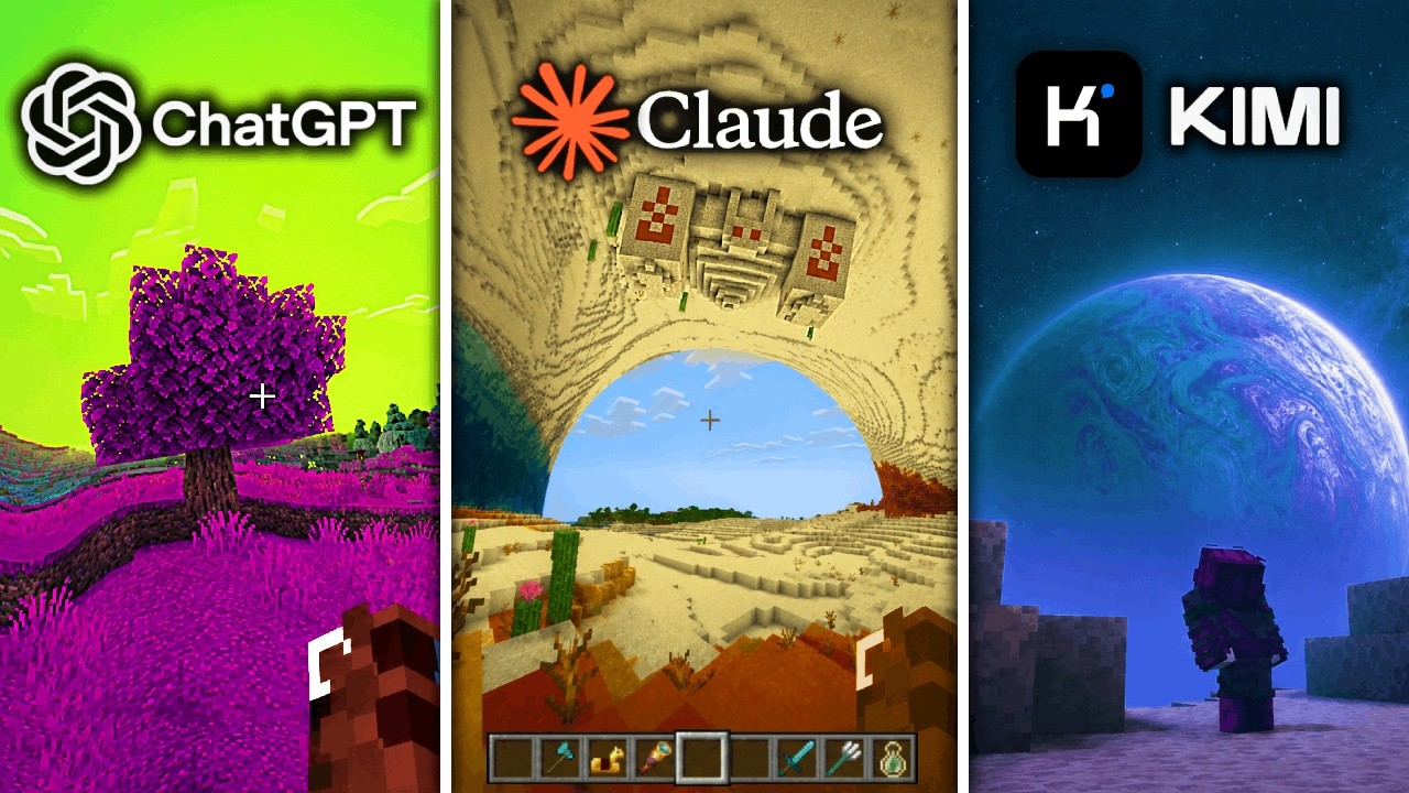 GPT vs Claude vs Kimi Make Trippy Shaders From Scratch