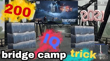 BRIDGE CAMP WITH RUNIC POWER TRICKS AND TRIPS// PUBG MOBILE